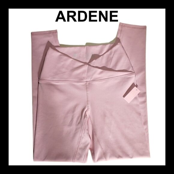 NWT ARDENE KGMTL Light pink V shape high waist seamless 25" leggings - Picture 1 of 10